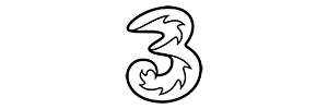 Tre logotyp